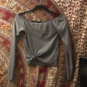 Hollister off the shoulder top